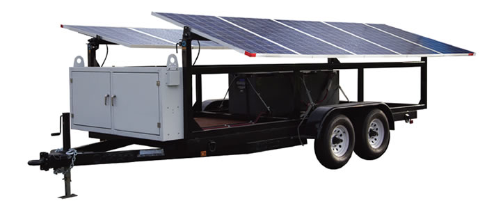 Solar Powered Trailer for KRIA Ionizer